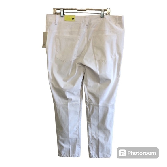 All in Motion Men's White Golf Slim Pants UPF 50 Size 38x30 - Picture 2 of 16
